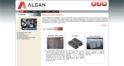 Desktop Screenshot of alcanindustries.com